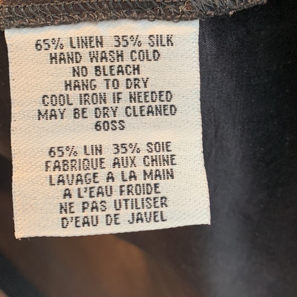 Eileen Fisher Linen & Silk Tunic Gray Women’s Size: Medium - Picture 6 of 9